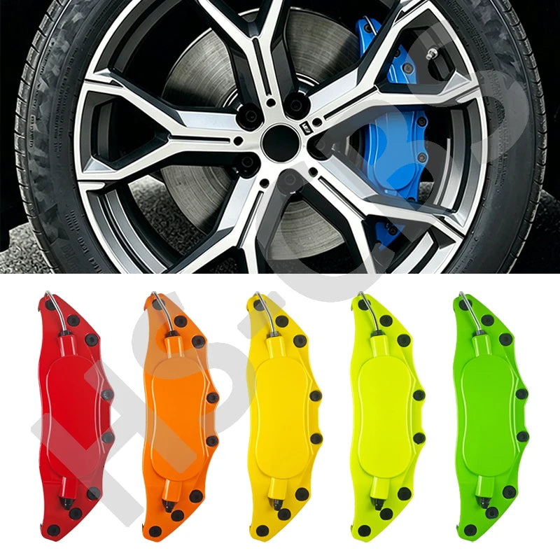 For Audi BMW Mercedes Benz VW 4PCS Metal Brake Caliper Covers
