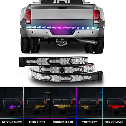 12V 24V Dynamic Colorful Turn Signal Rear 5function Flowing