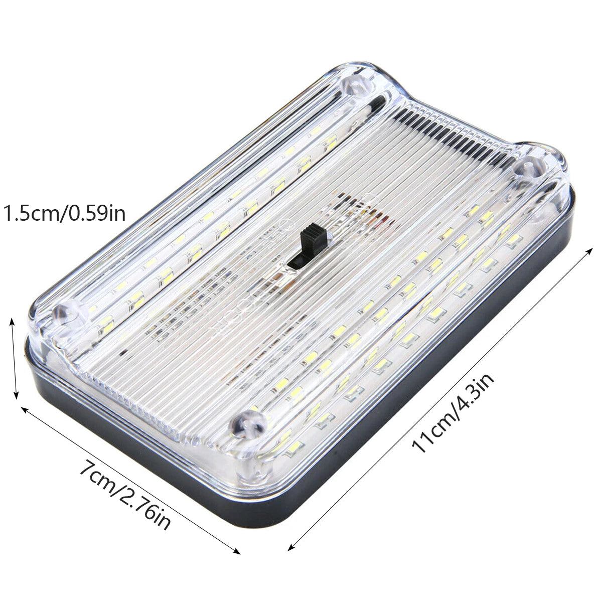 Interior Roof 12V Bulbs White Ceiling Lighting Dome Reading