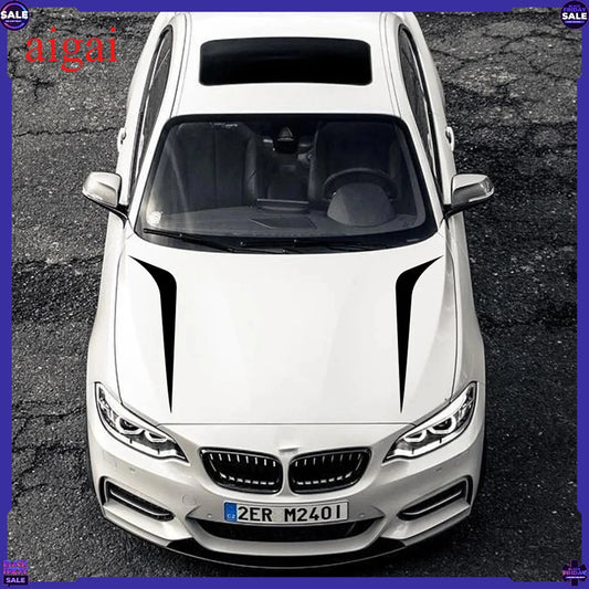 For Audi BMW Ford Volkswagen Toyota 2PCS Hood Cover Stickers