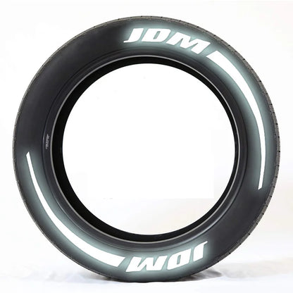 Reflective Tire Lettering Sticker Custom Text Personalized Words