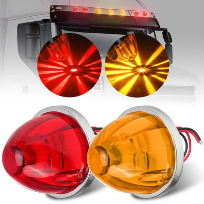 12V 24V Inch Watermelon Cab Roof Clearance Side Marker