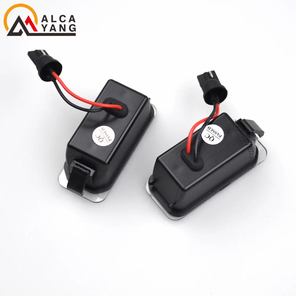 For Ford Kuga S Max Mondeo 2PCS License Plate MK4 MK5 MK2 Fiesta