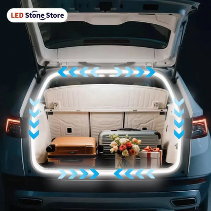 Trunk Lighting Strip Flow Welcome Ambient Mood Automatic On