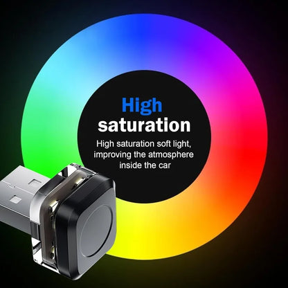 1PC MINI USB Interior Lighting Dc 5V Atmosphere Laptop