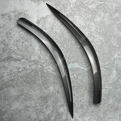 For BMW 5 Series E60 E61 Front Eyebrow Eyelid Bodykit Tuning