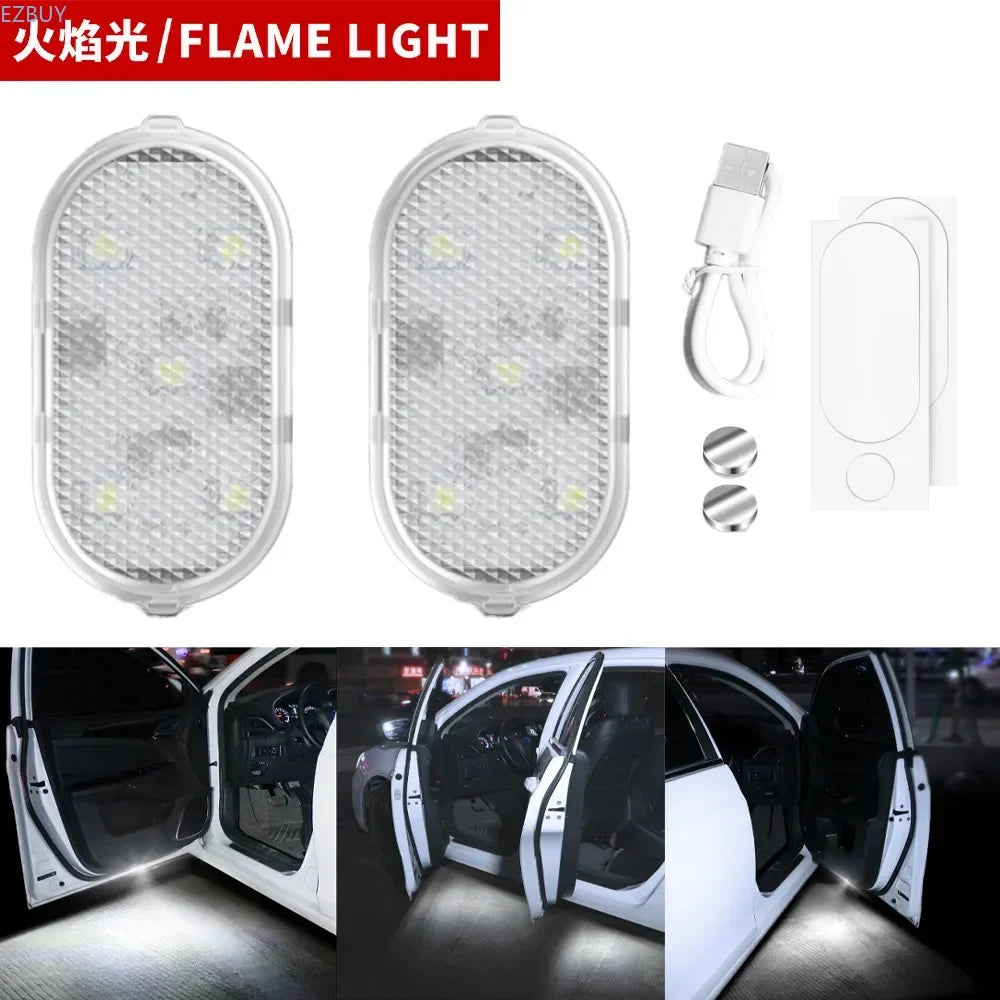 Interior Wireless in-car USB Charging Neon