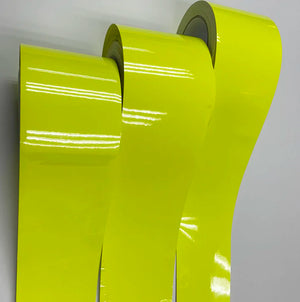 10CM Width Neon Fluorescent Gloss Vinyl Wrap Adhesive Sticker