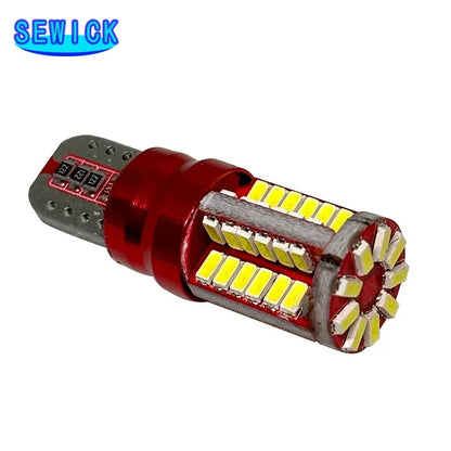 100PCS Promotion T10 W5W Bulb 57SMD 12V 5W5 3014
