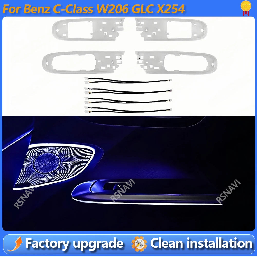 For Mercedes Benz C Class W206 Door Handrail Ambient Glc Class