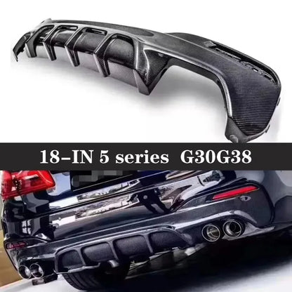 For BMW 5 Series M5 F90 G30 G38 Carbon Fiber Rear Bumper