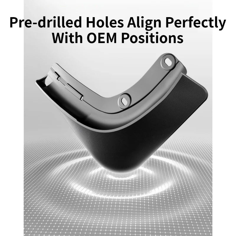Hidden Invisible Mud Flaps Splash Guards Fits Tesla Model