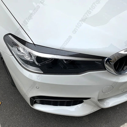For BMW 5 Series G30 G31 2PCS Headlight Eyebrow Eyelids G38 F90