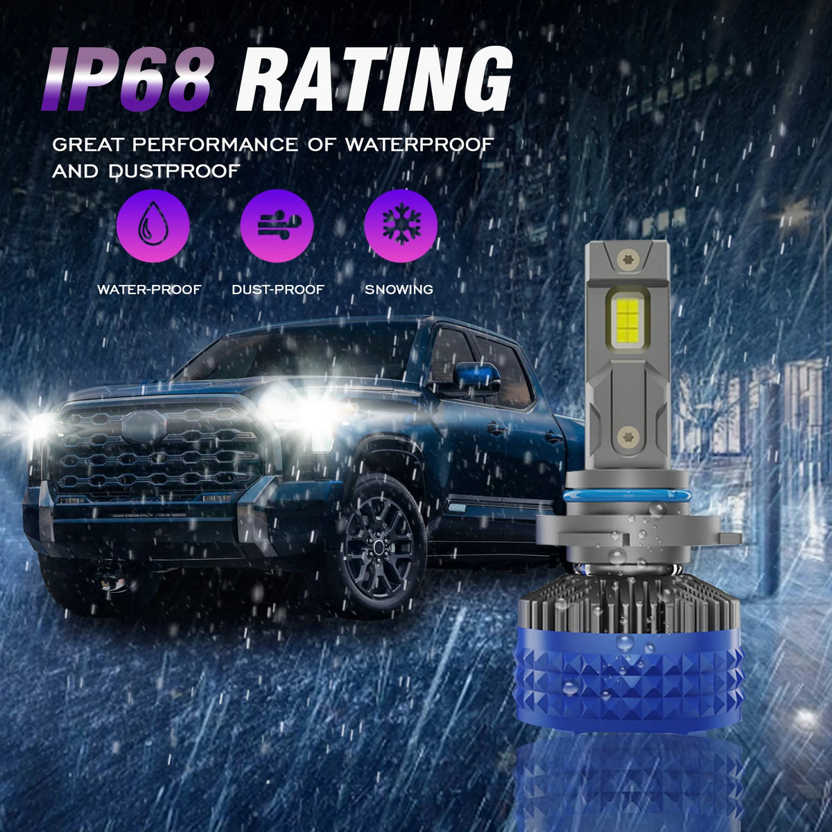 x-7seven x-ultra Pro 140W 25000LM Canbus 6500K Headlight Bulb