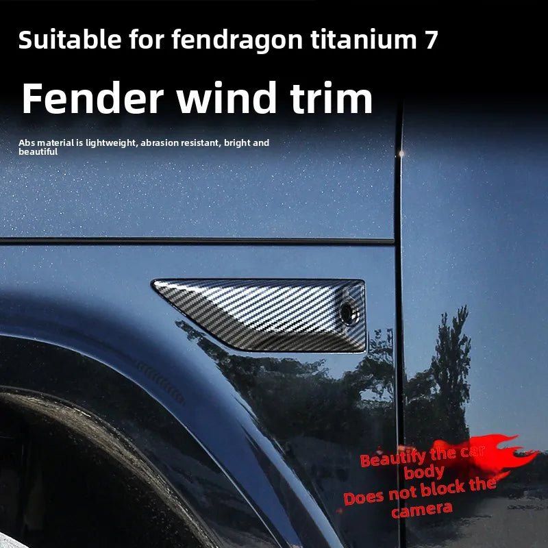 For BYD TI7 Fangchengbao TI7 Fender Sticker anti-scratch Strip