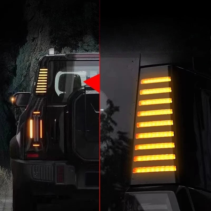 For Jetour Traveller T2 LED Column D Pillar Flowing Turn Signal
