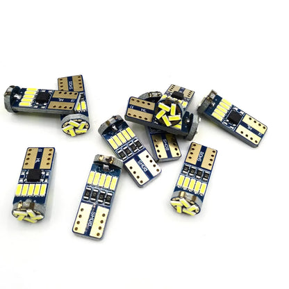 10PCS W5W T10 Signal 501 194 Bulbs 4014SMD Clearance