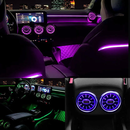 For Mercedes-Benz A Cla Class W177 64color Air Vent APP Control