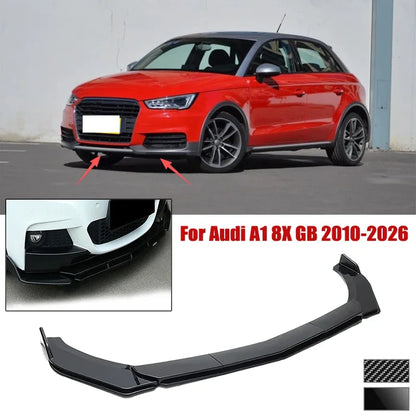 For Audi A1 8X Gb 2010-2026 5PCS Front Bumper Shovel Spoiler