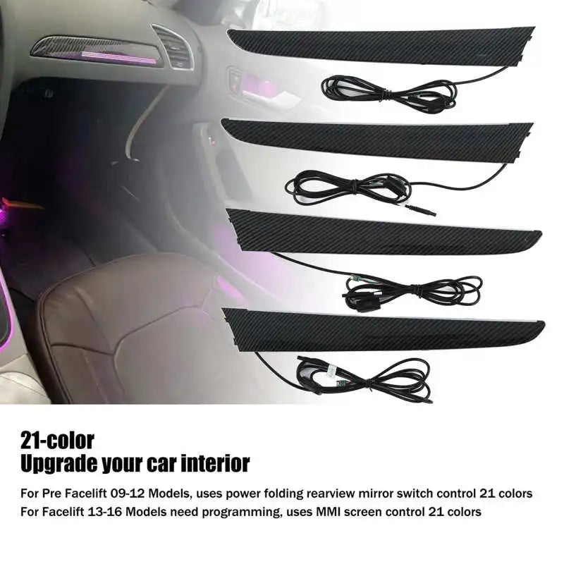 For Audi Q5 8R 2009-2017 Set Interior Upgrades Color Ambient