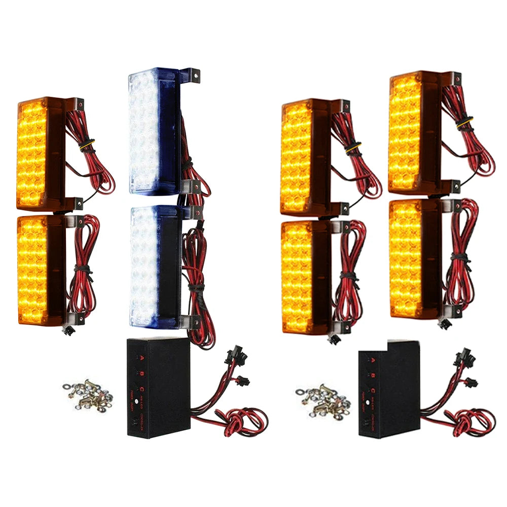 For Various 12V Set 4X22 Strobe Warning Romote Control Suitable