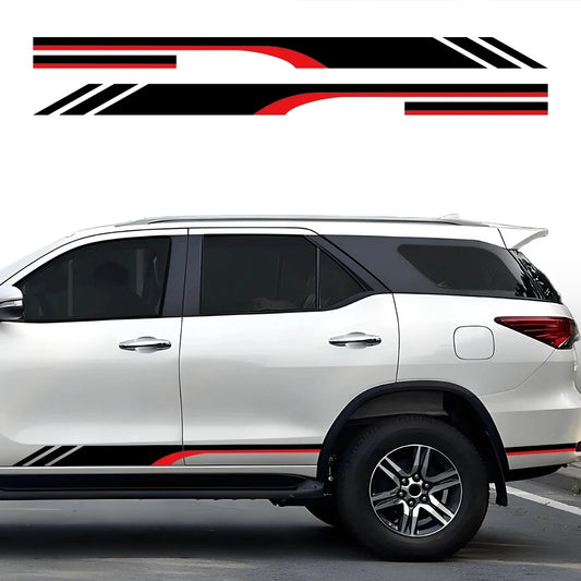 For Toyota Fortuner 4X4 Off Road Side Door Stickers Graphic