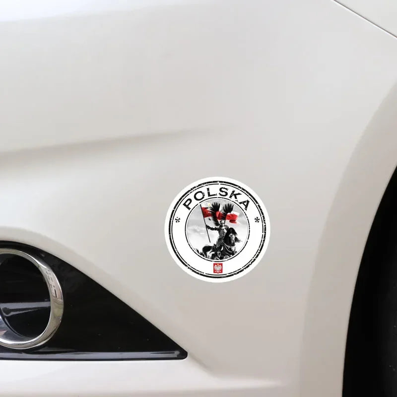 For Golf 5 Kia Ceed SEAT Fashion Sticker Poland Polska Husarz