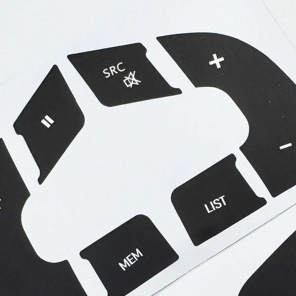 For Citroen C4L 2012-2019 Steering Wheel Button Cover Decal