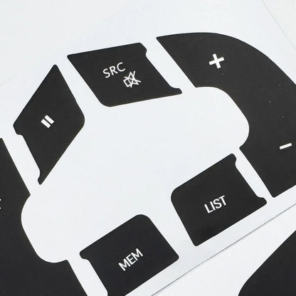 For Citroen C4L 2012-2019 Steering Wheel Button Cover Decal