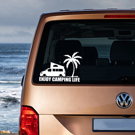 For VW Volkswagen Transporter T4 T5 Camping Life Palm Tree
