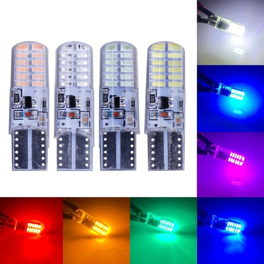 10PCS Silica Gel T10 Bulb Flashing Signal Clearance Position