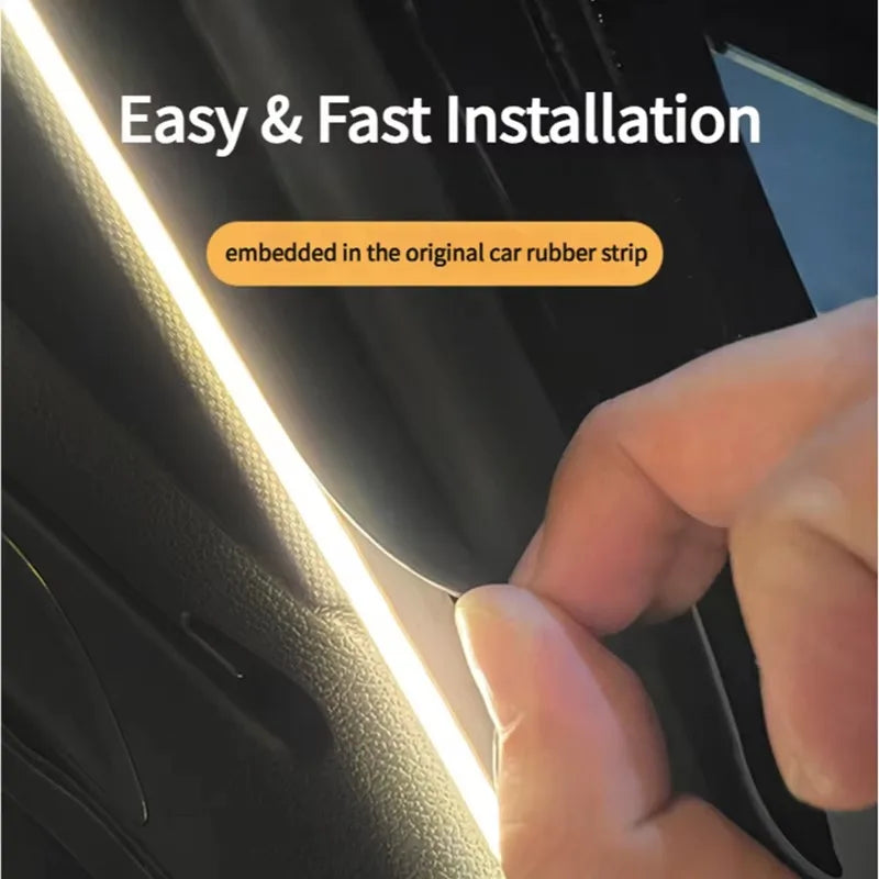 Pin Type Rear Trunk Lighting Ambient Strip Interior Atmosphere