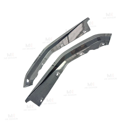 For BMW M4 G82 G83 G80 Carbon Fiber Rear Bumper Splitters Side