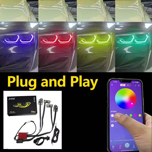 For BMW X1 F48 F49 Lci J One RGB Daytime Running multi-color