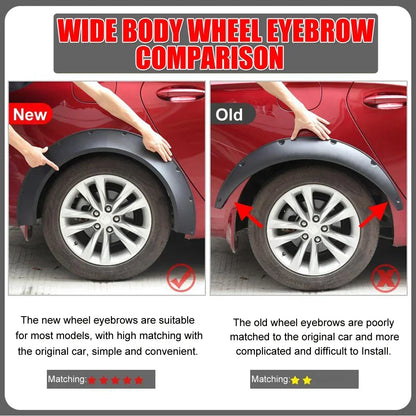 For Fender Flares Wheel Arches 4X Flexible Wide BMW F32 F33 F36