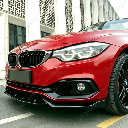 For BMW F32 F33 F36 Se Gloss Black Front Bumper Splitter Lip