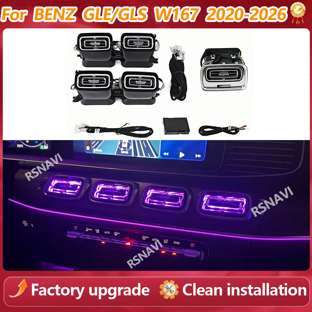 For Mercedes Benz Gle Gls W167 Colour Air Vents Ambient