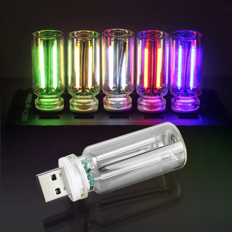 MINI USB Plug Night Touch Control Dimmable Ambient Atmosphere