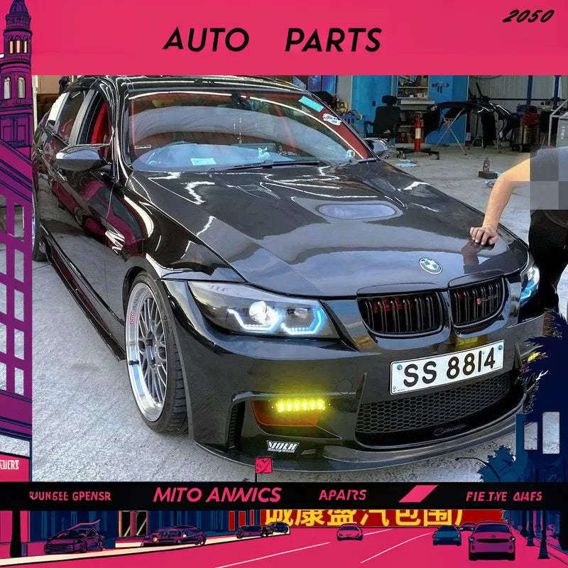 For BMW 3 Series E90 Modified Suit M4 Full Body Kit Front Rear