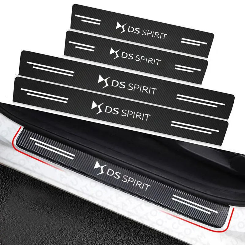 For Ds Spirit DS3 DS4 DS5 Logo Door Sill Scuff Plate Decor