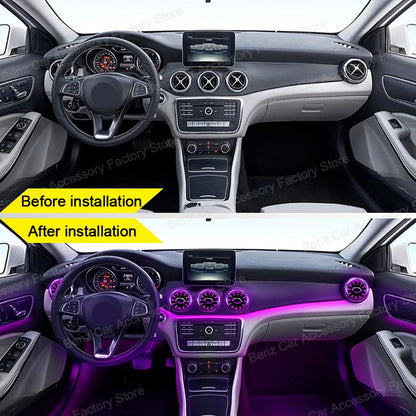 For Mercedes-Benz Amg A B Cla 12-color Air Vent Turbine