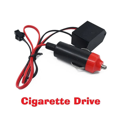 Neon Interior Lighting Strips Cigarette Drive Wire Control USB