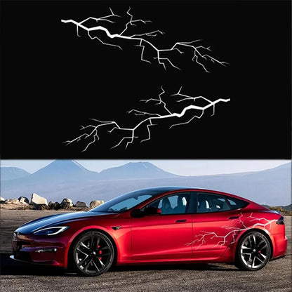 For Cover Scratches Creative Exterior Decor 1pair Lightning