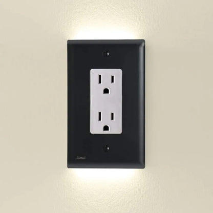 Sensor Duplex Electrical Outlet Plugboard plug-in Receptacle