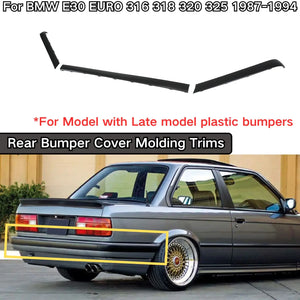 For BMW E30 Euro 316 318 320 325 1987-1994 Rear Bumper Cover