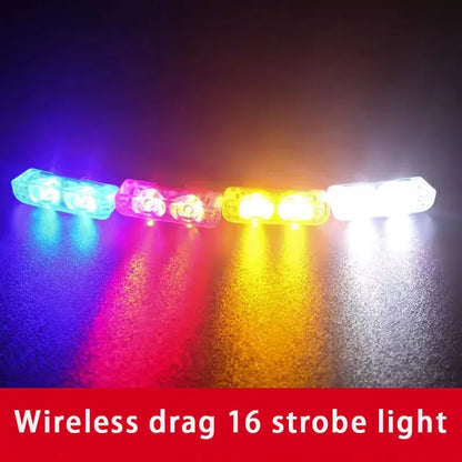12v24v Warning Amber Flashing Strobe Beacon Blue Flag
