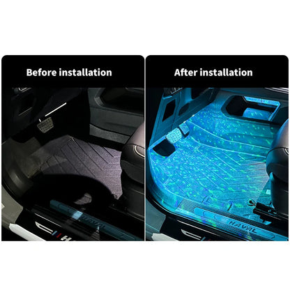 Ambient Lighting Automatic Door Opening Sensor In Colorful Voice