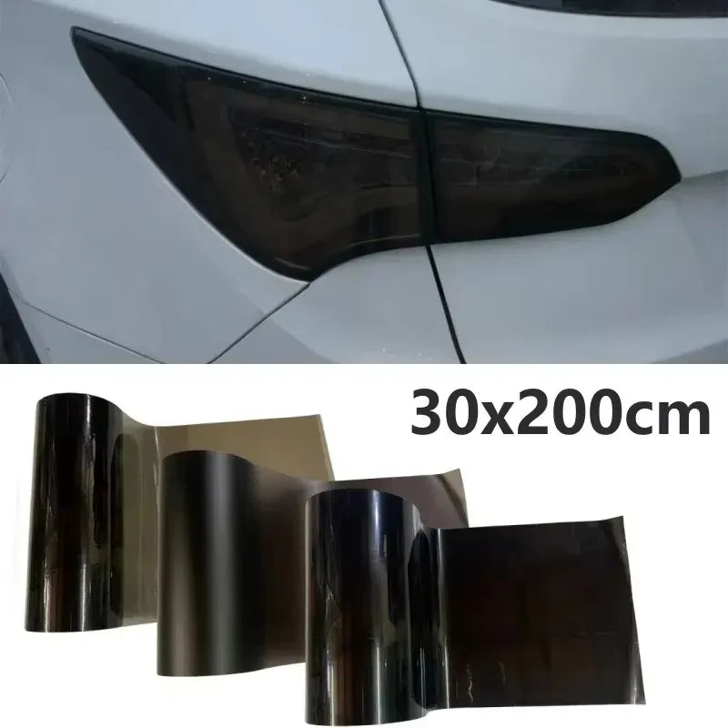 30x60cm Amber Orange Film Fog Headlight Taillight Tint Vinyl
