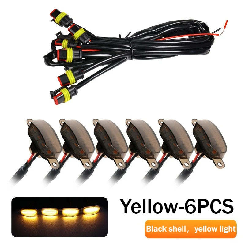 For Off Road Trunk Front Amber White Grille Harness Eagle Eye