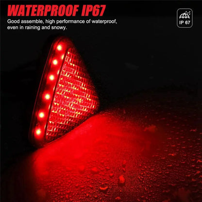 For Motos Pickups a09e-12v Third Brake Triangle Taillight Rear